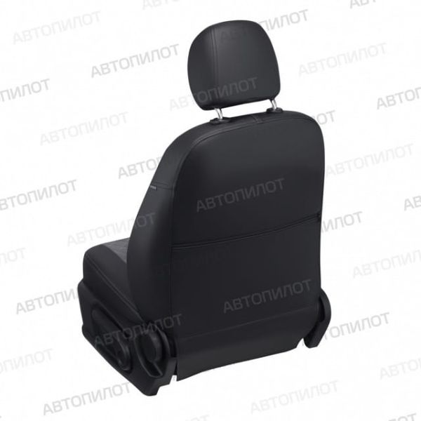 Чехлы Автопилот Алькантара Ромб на Citroen C-Elysee 2013-2021 г.в.