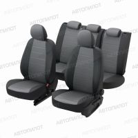 Чехлы Автопилот Алькантара на Citroen C-Elysee 2013-2021 г.в.