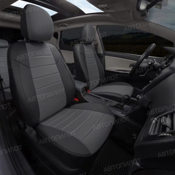 Чехлы Автопилот Алькантара на Citroen C-Elysee 2013-2021 г.в.