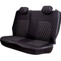 Чехлы Экокожа Турин Ромб на Daewoo Lanos