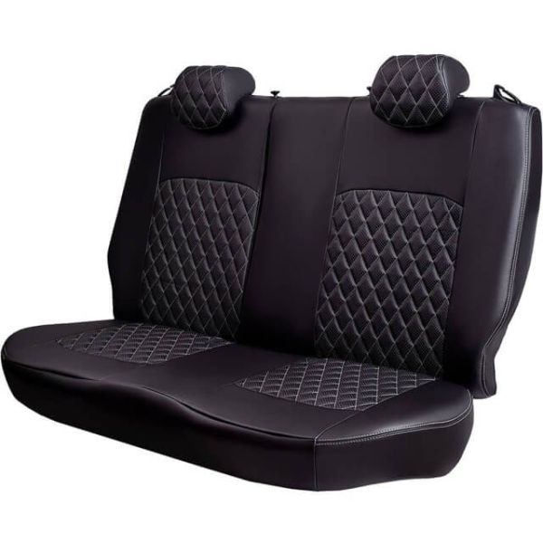 Чехлы Экокожа Турин Ромб на Daewoo Lanos