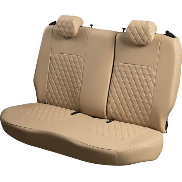 Чехлы Экокожа Турин Ромб на Daewoo Lanos