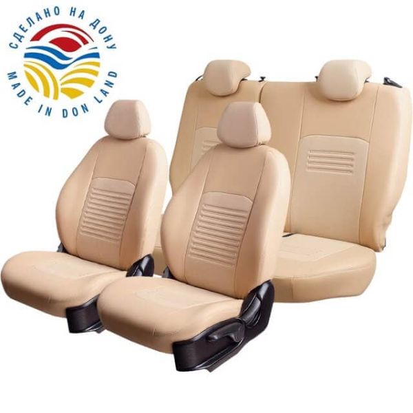Чехлы Экокожа Турин Классик на Datsun mi-Do (2014+)