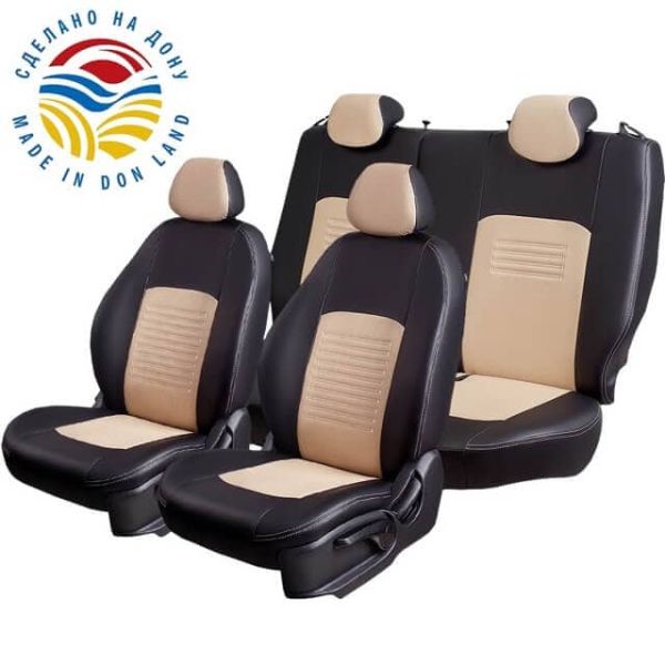 Чехлы Экокожа Турин Классик на Datsun mi-Do (2014+)