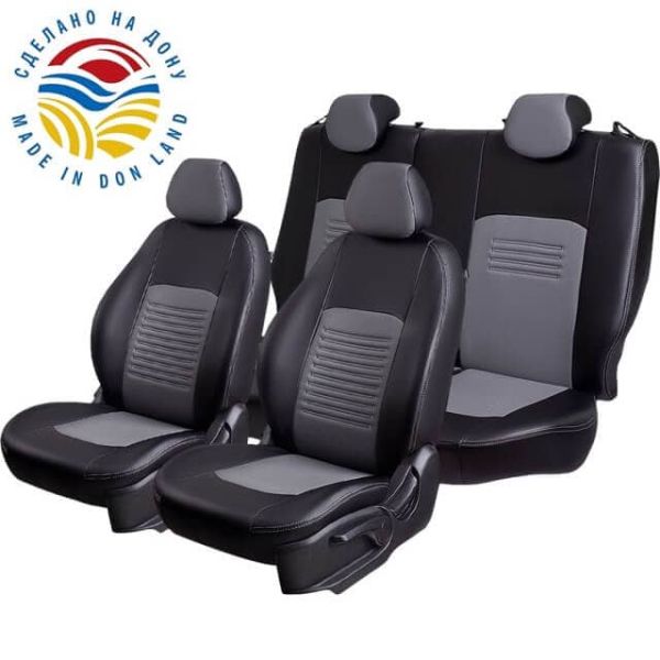 Чехлы Экокожа Турин Классик на Datsun mi-Do (2014+)