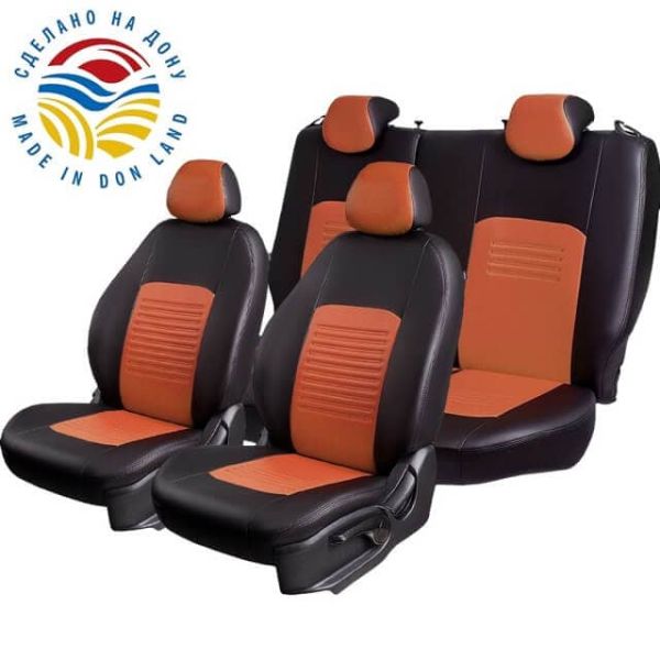 Чехлы Экокожа Турин Классик на Datsun mi-Do (2014+)